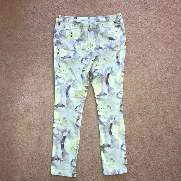 Mossimo Skinny Jeans Womens Size 8 Jambe Moulante Printed Low Rise - Picture 15 of 15
